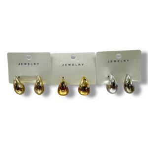 BIJ ARO GOTA DORADO Y PLATEADO 2 MODELOS MK54-01