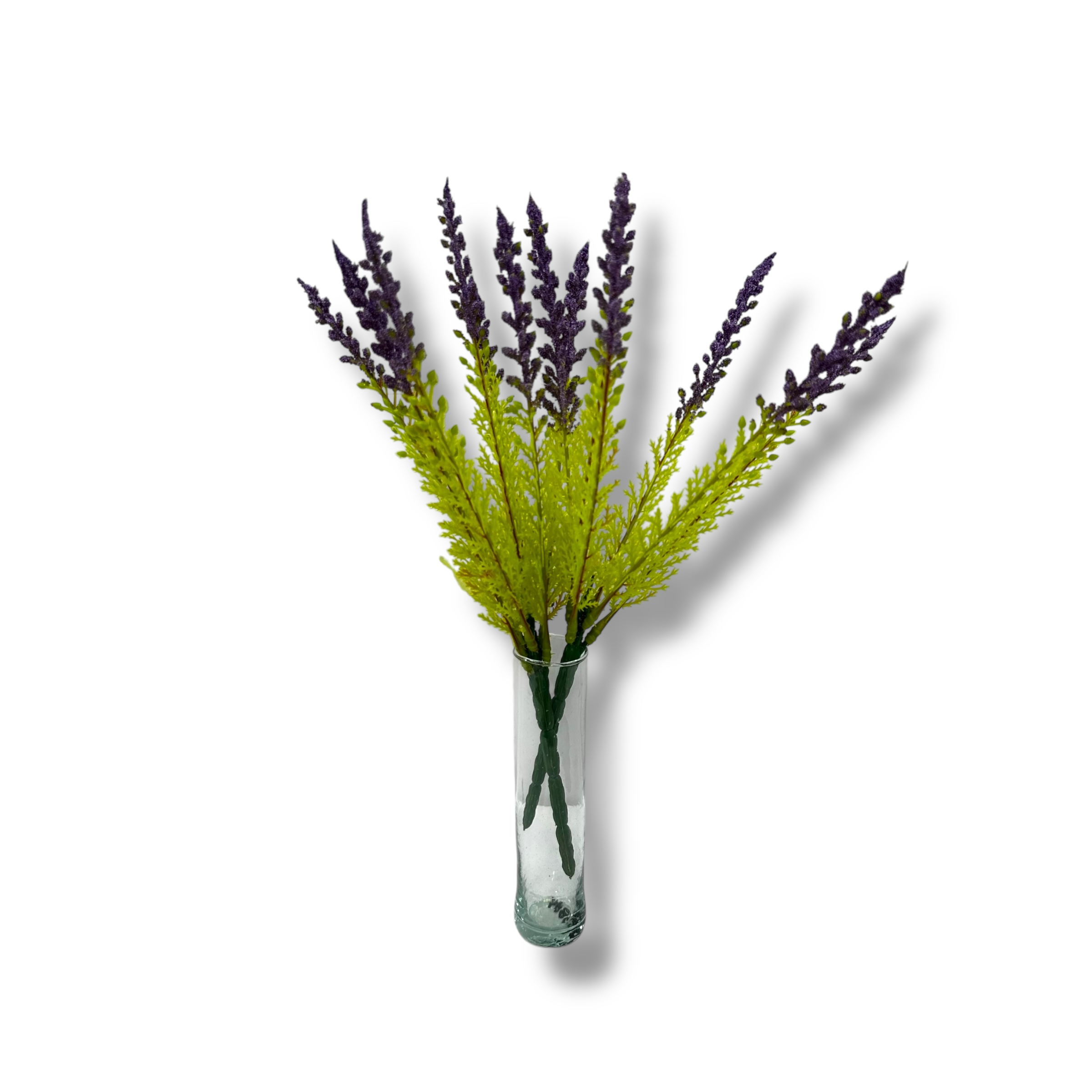 FLOR RAMILLETE LAVANDA VERDE Y LILA TUPIDO TL06-03