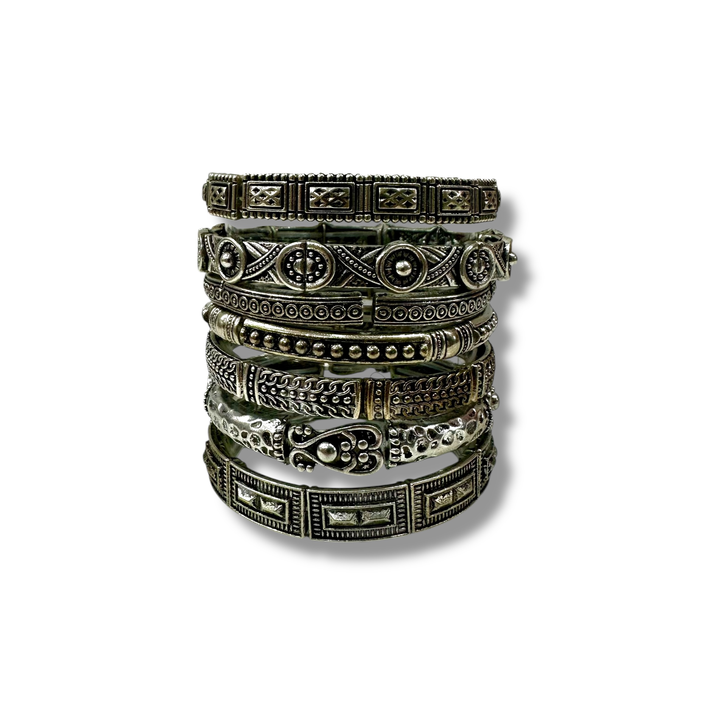 BIJ PULSERA ARMADA ELASTIZADA ENVEJECIDA FINA MG51-01-02A