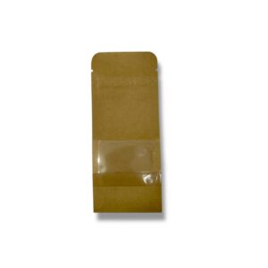 BOLSA DE PAPEL MINI CIERRE HERMETICO CON VISOR 14X6X3