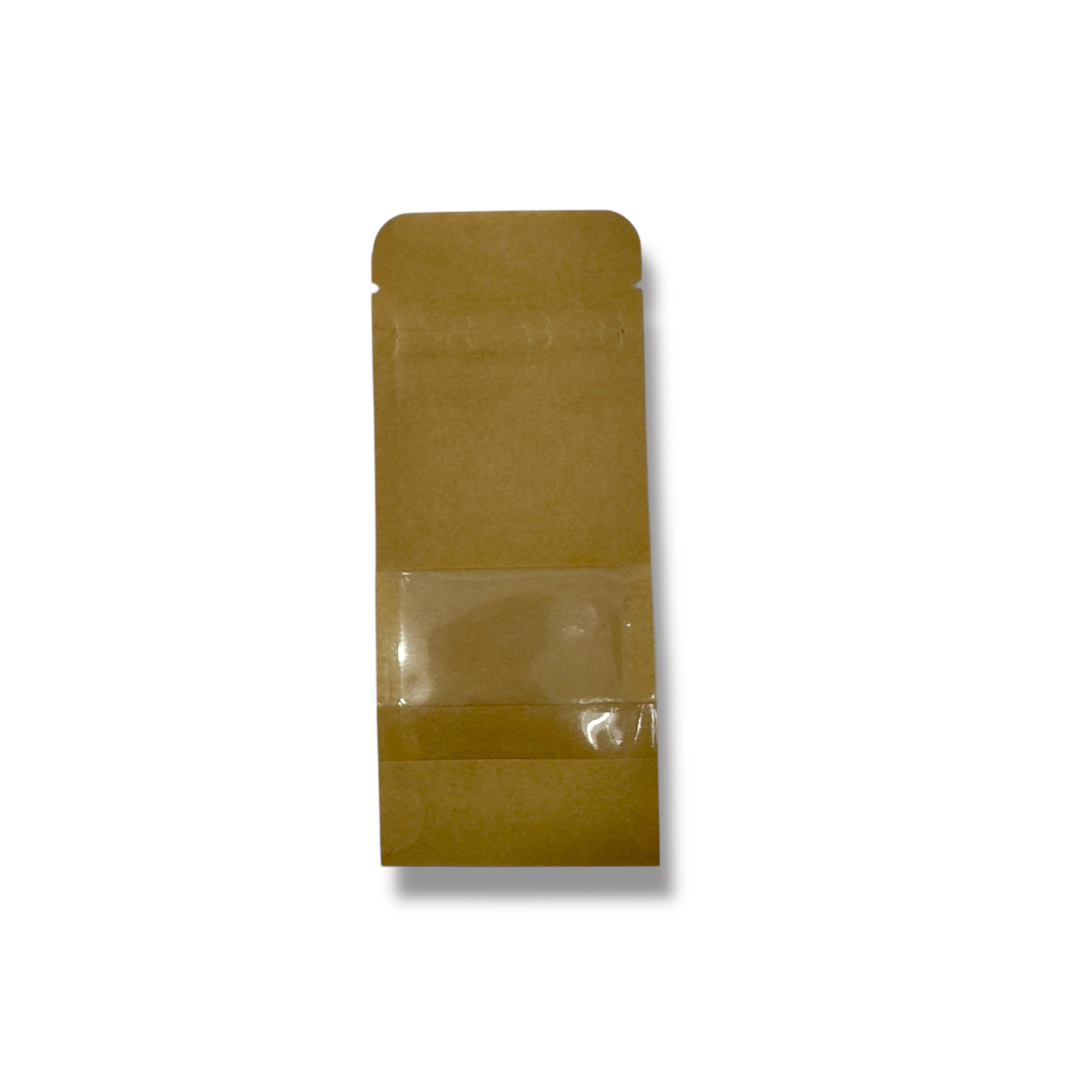 BOLSA DE PAPEL MINI CIERRE HERMETICO CON VISOR 14X6X3