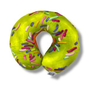 ALMOHADA DE VIAJE TELA ESTAMPADA RELLENA TJ50-01 TJ66-02