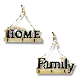 PORTA LLAVE FAMILY * HOME EN LETRAS RELIEVE MK106-06