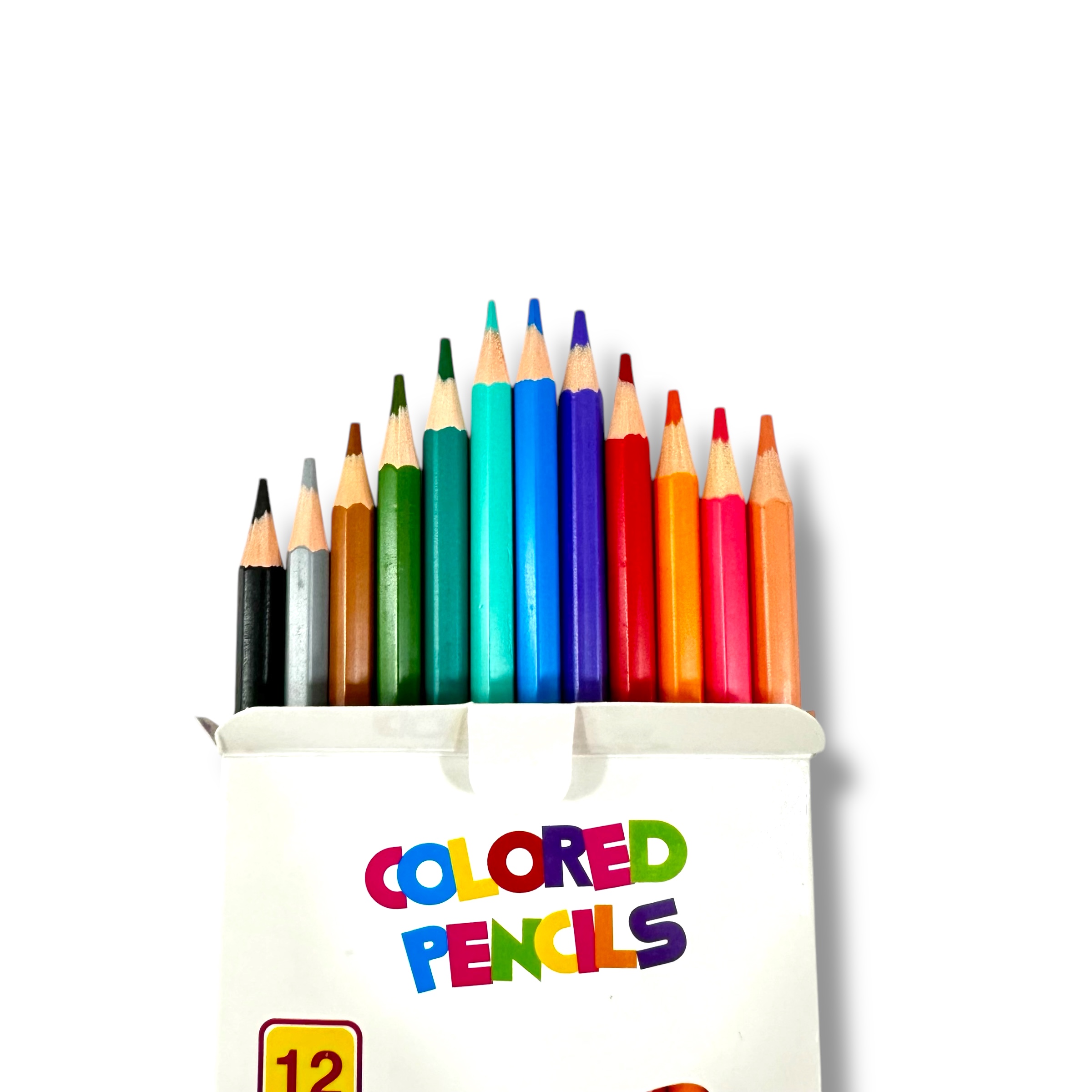 Lápices De Colores X 12 Largo Clásico