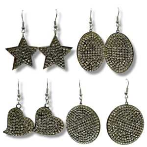 BIJ AROS DE STRASS REDONDO ESTRELLA CORAZON GDE MH62-03