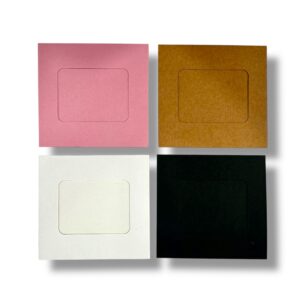 SET DE 10 PORTARRETRATOS DE CARTON CON BROCHES Y PIOLA MK103-01-02-03-04
