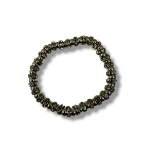 BIJ PULSERA ELASTIZADA ENVEJ CON STRASS CORRIDA MG53-02
