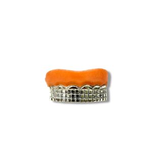 Cotillón Dentadura Con Diente Metalico