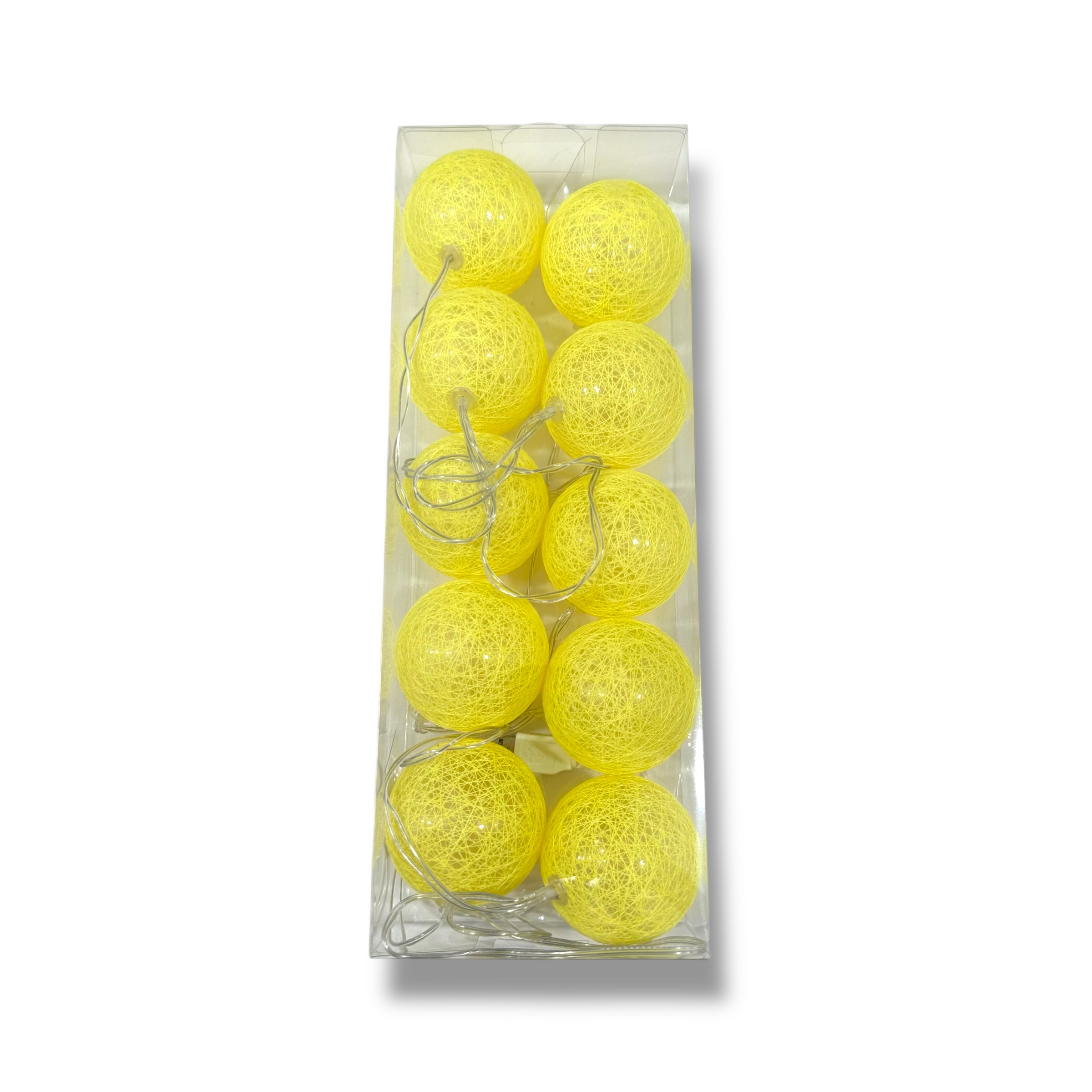 GUIRNALDA DE LUZ X 10 PELOTAS DE 6 CM X 4 MTS DE LARGO TRAMADAS USB MK110-04