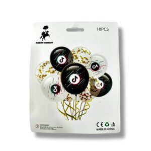 GLOBO X 10 PZAS TIK TOK DIE