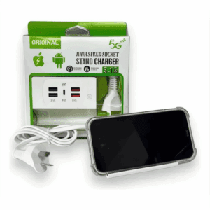 ZAPATILLA CARGADOR 6 PUERTO USB CARGA RAPIDA "HIGH SPEED SOCKET" 1511