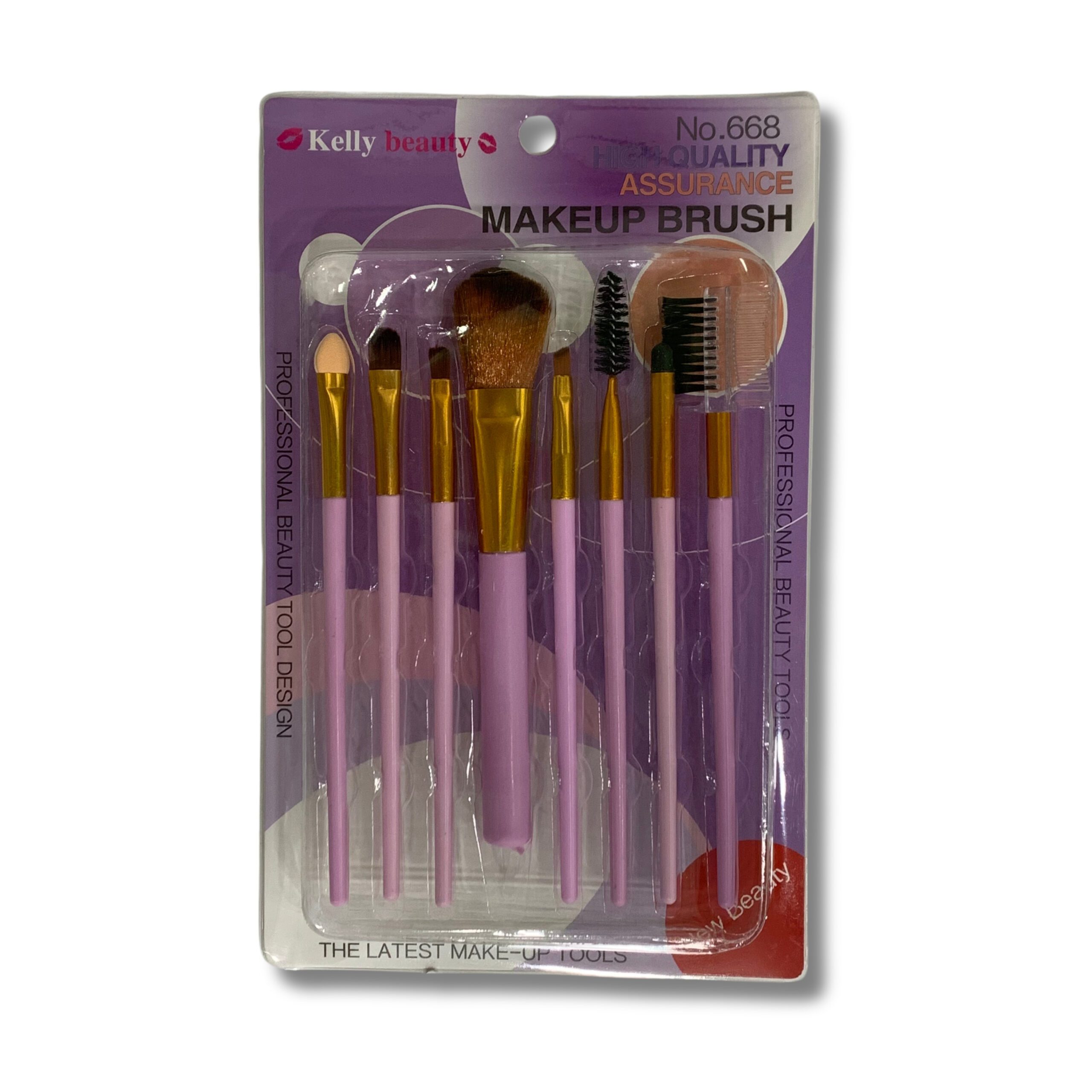 SET DE BROCHA X 8 EN BOLSA C/PEINE PARA CEJA MK131-03