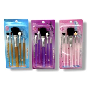 BROCHA x 5 CON PEINE PARA CEJAS MK123-06