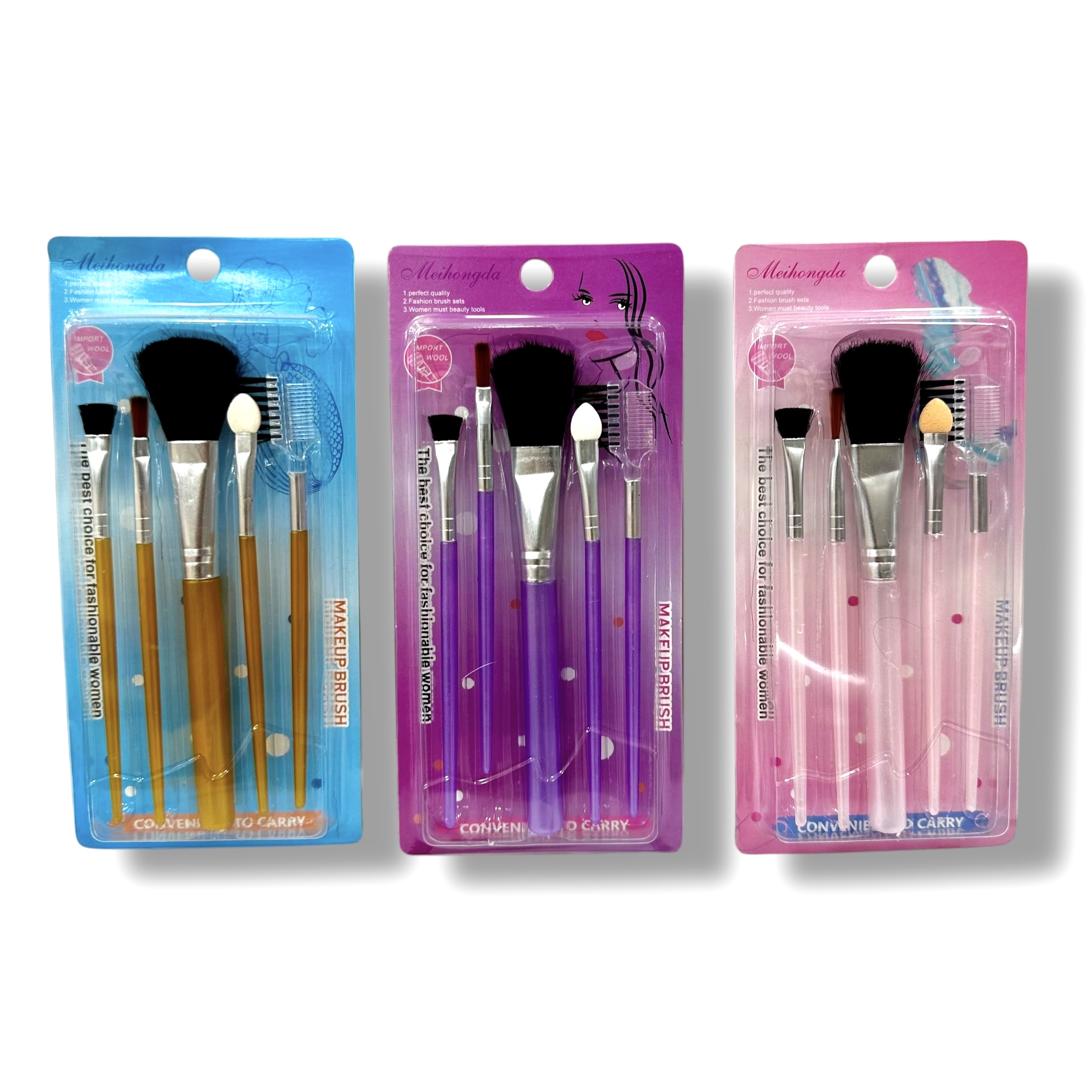 BROCHA x 5 CON PEINE PARA CEJAS MK123-06 – Nuevo Mundo