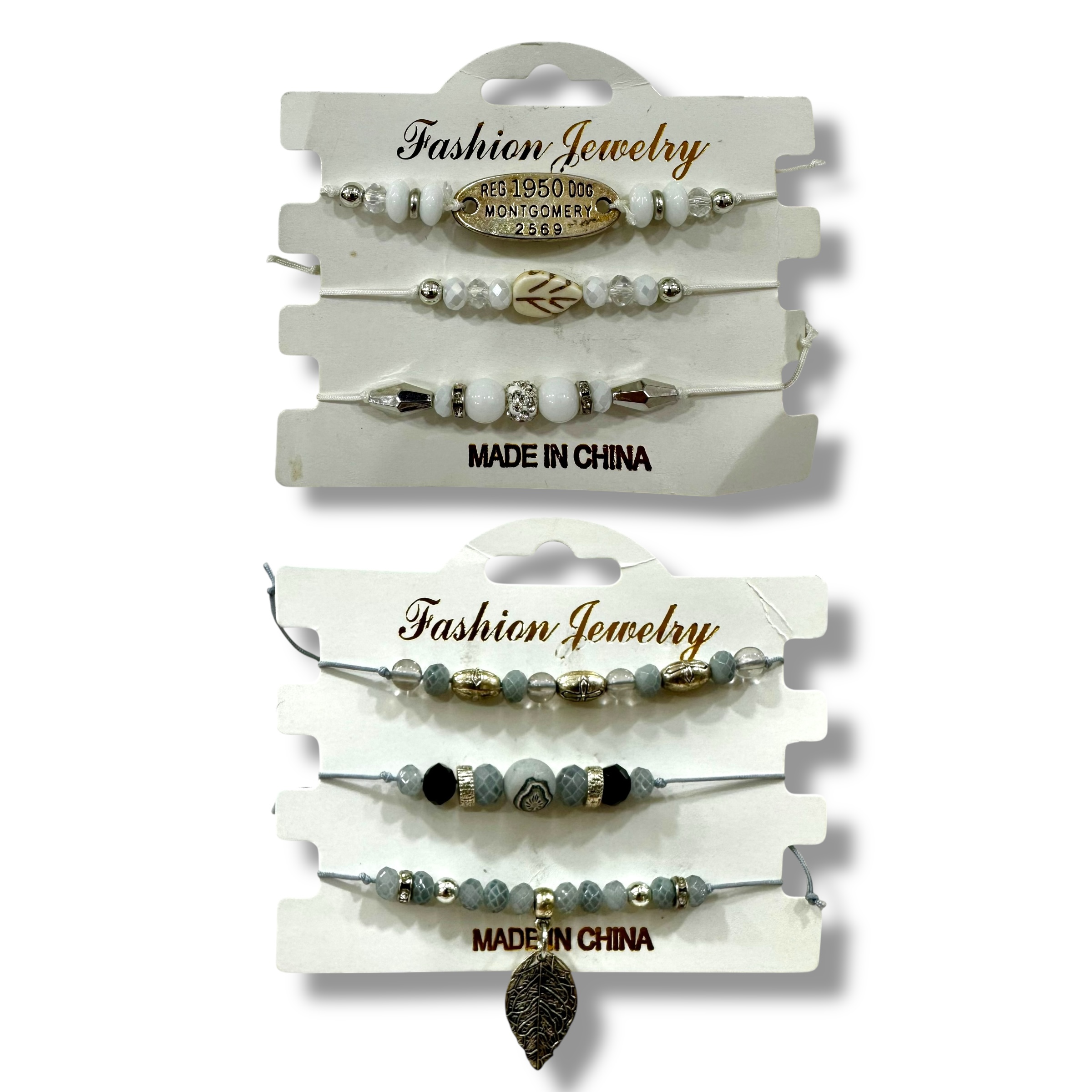 BIJ PULSERA X 3 DE MOSTACILLA C-CORDON EN CARTON MF28-01-02