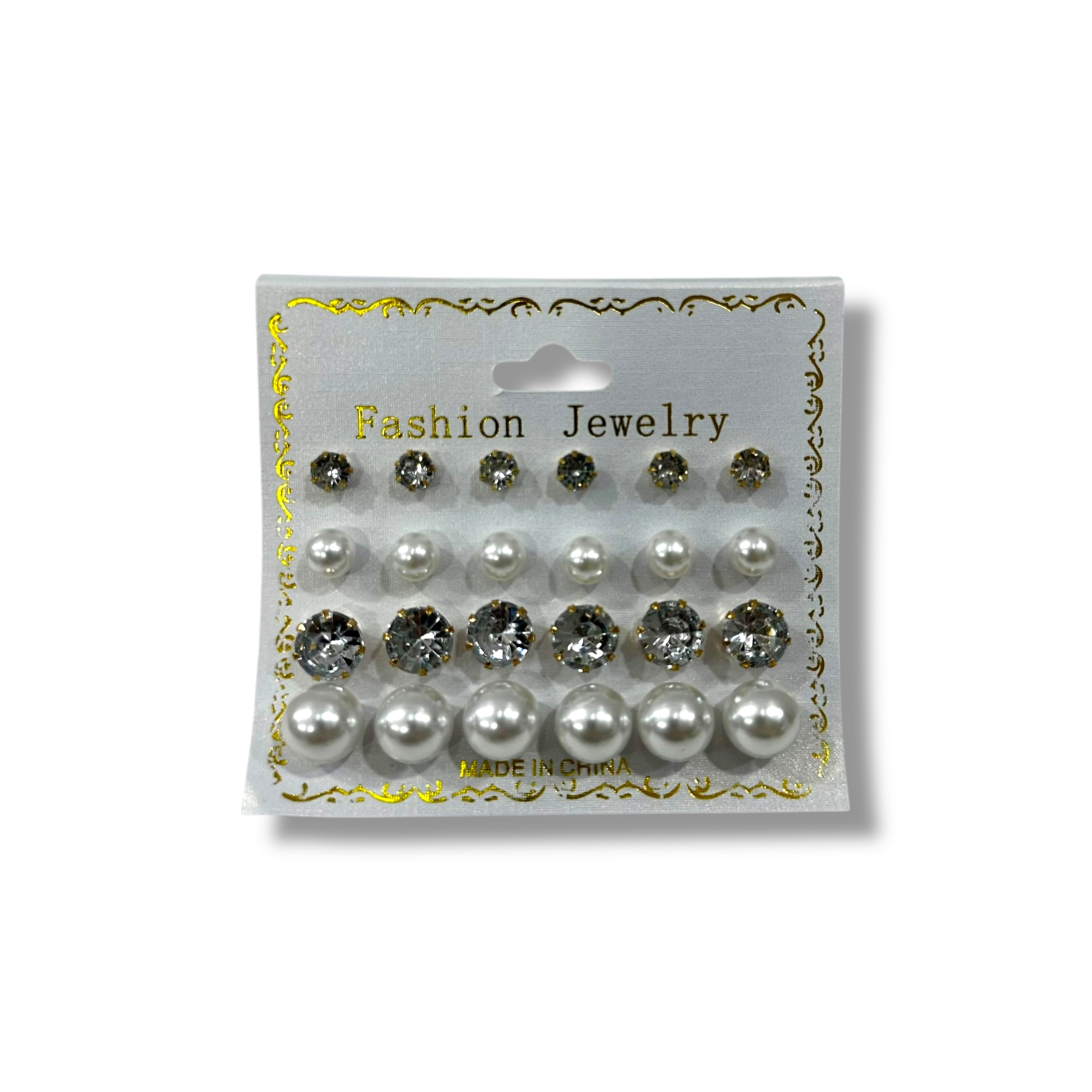 BIJ AROS X 12 PERLA y STRASS DIF FORMAS CHI MC73-05 MH38-04