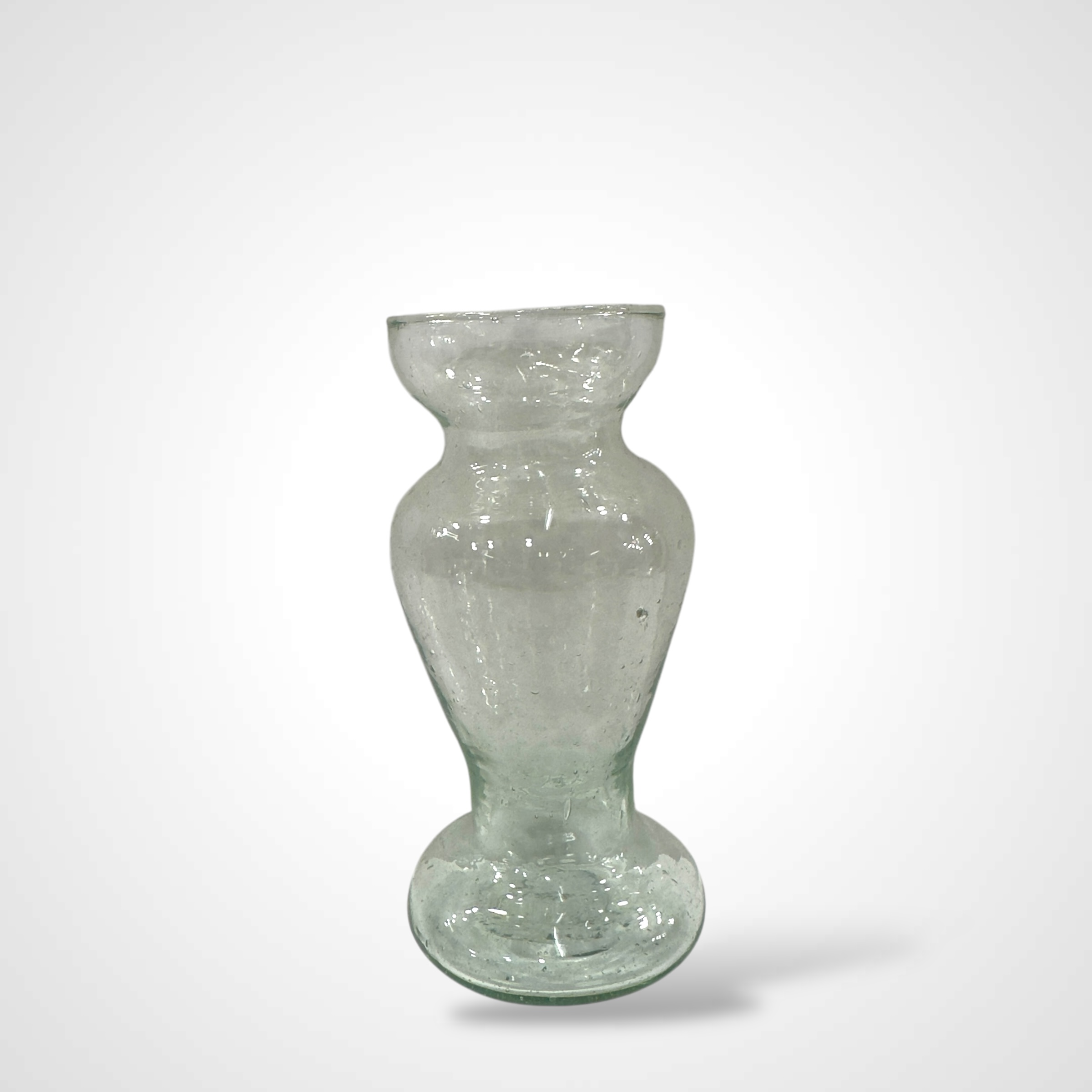 ADORNO DE VIDRIO MINI ANFORA SONIA 15 CM