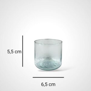 ADORNO VIDR FLORERO CINZANO 7 CM MINI