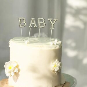 Adorno De Torta Baby De Perlas