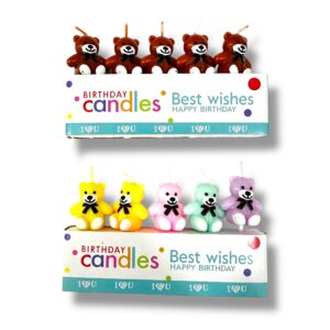 Velas De Osito Individuales X 1 ( Pack De 5 )