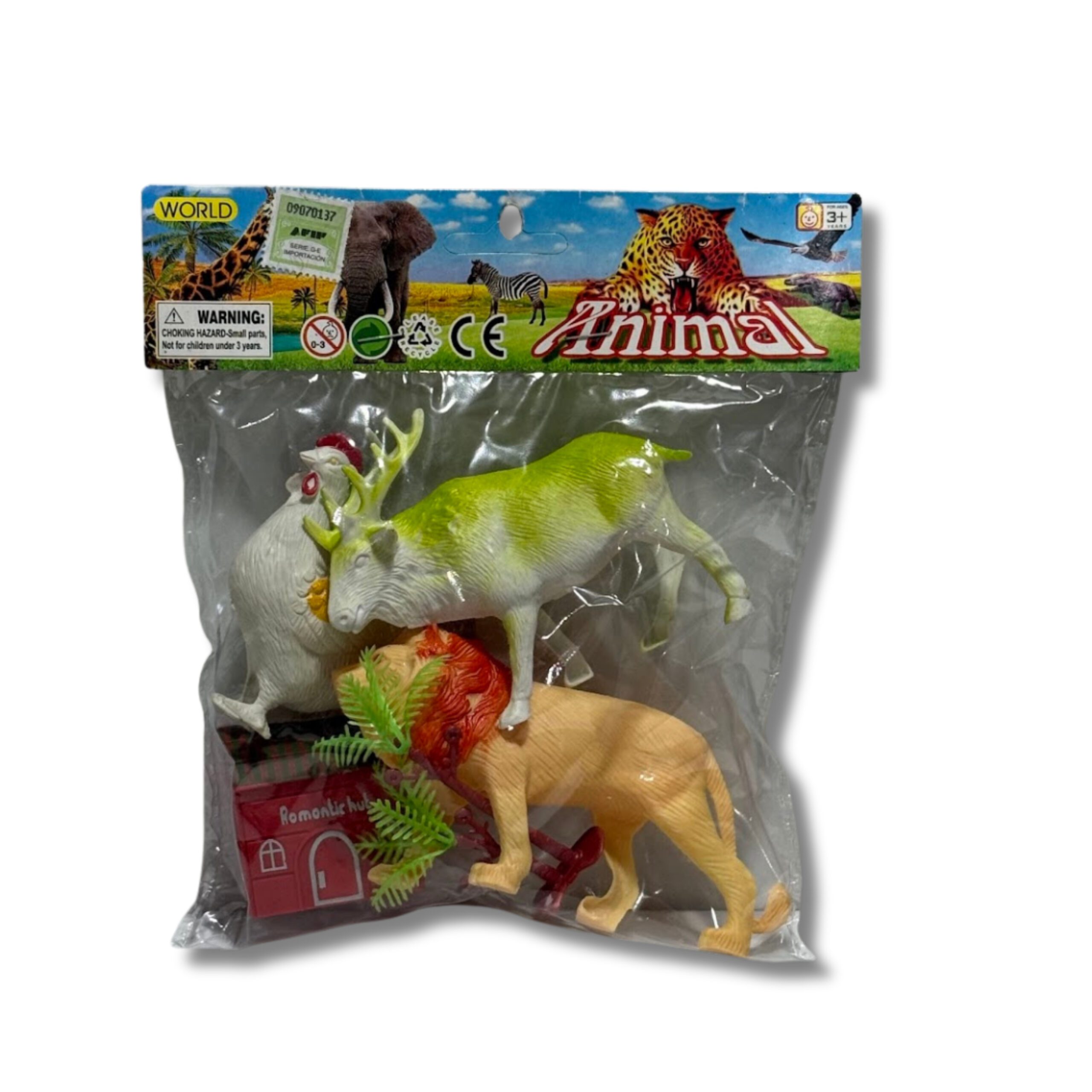 JUEGO ANIMALES DE LA SELVA X 2 C-ACCESORIOS SHAL BA-01349
