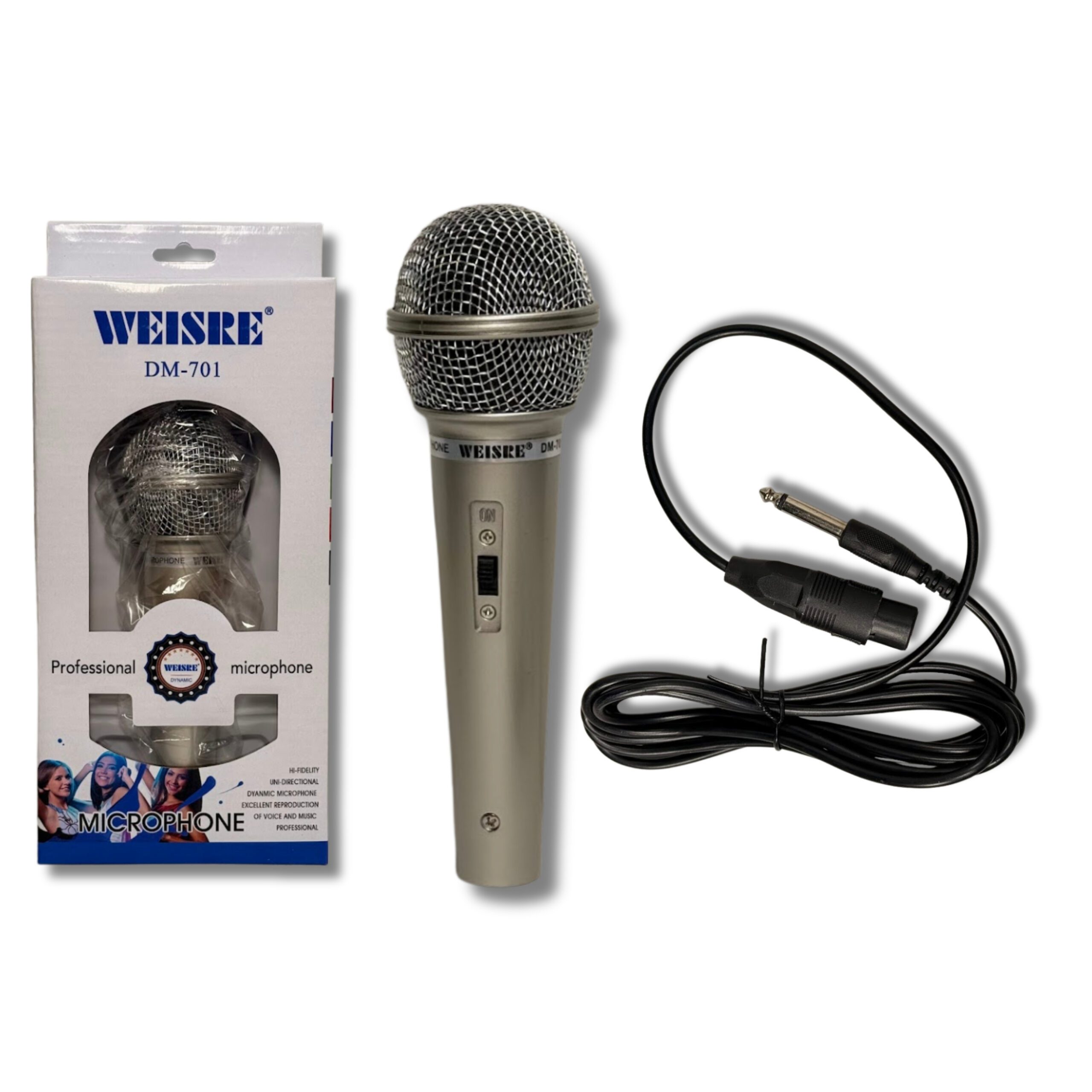 MICROFONO CON CABLE EN CAJA TM0843 25 CM TN89-01