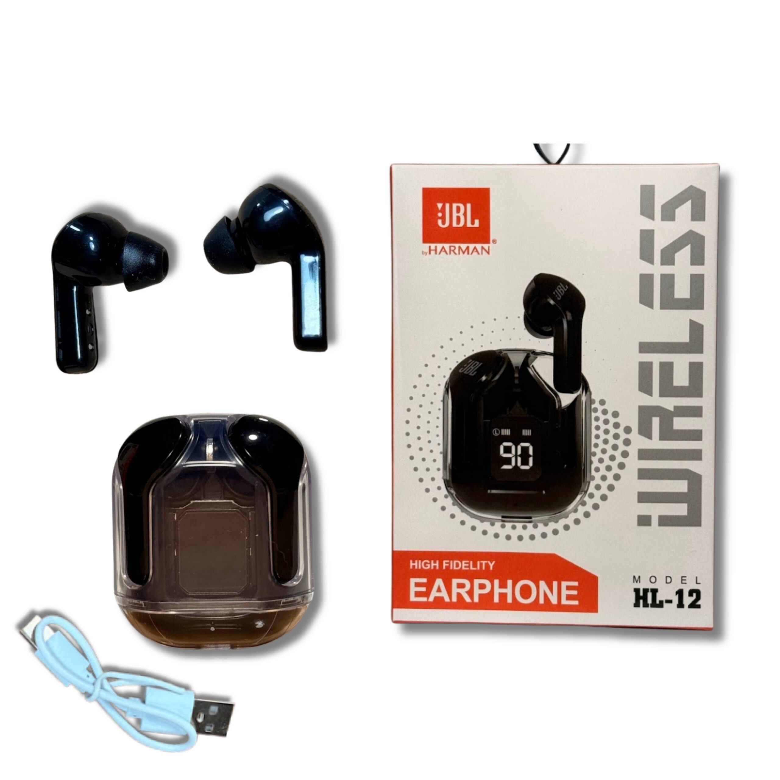 AURICULAR C/BLUETOOTH HL-12 EN CAJA INALAMBRICO RECARGABLE DIE