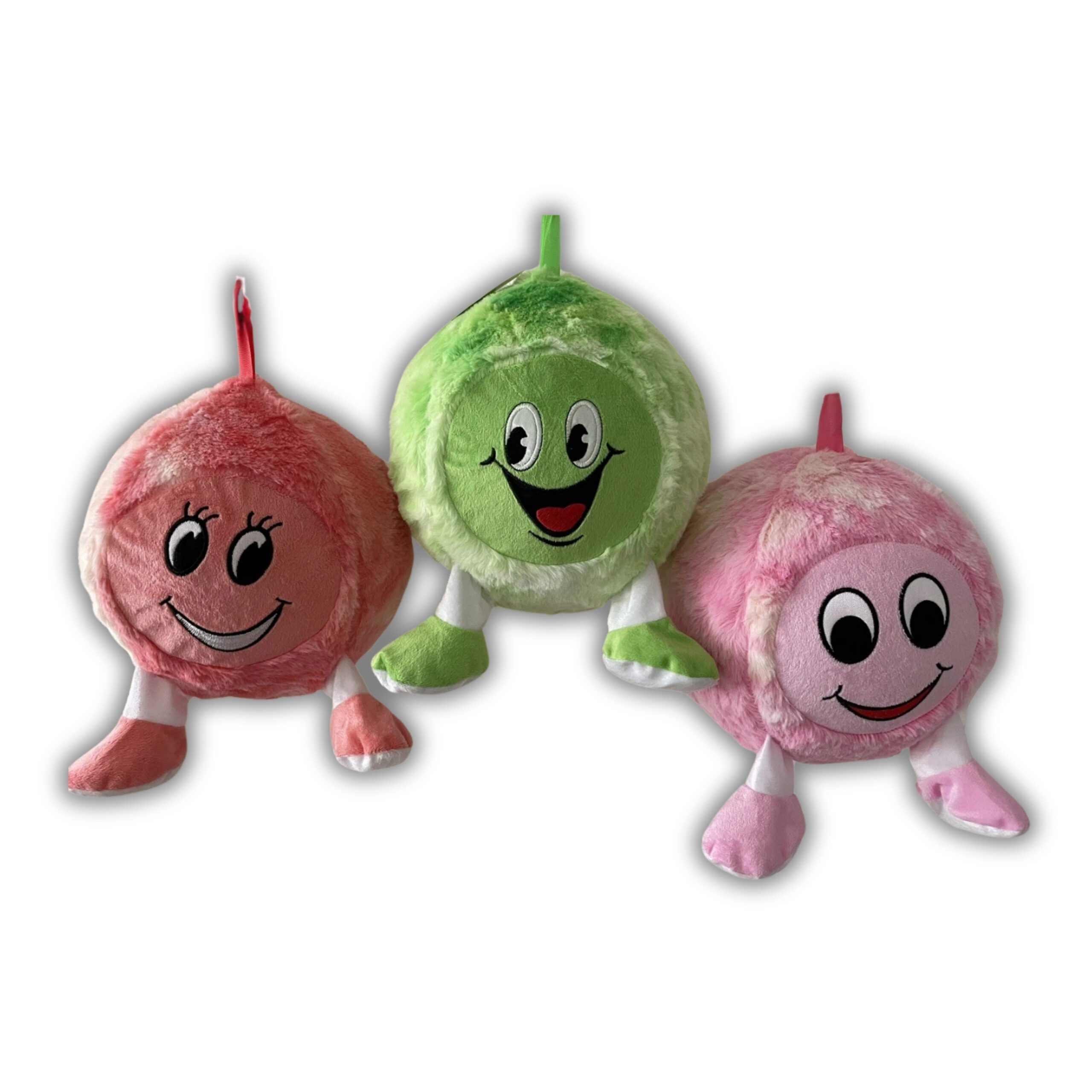 JUEGO PELOTA PELUCHE CON CARITA DISTINTOS MODELOS