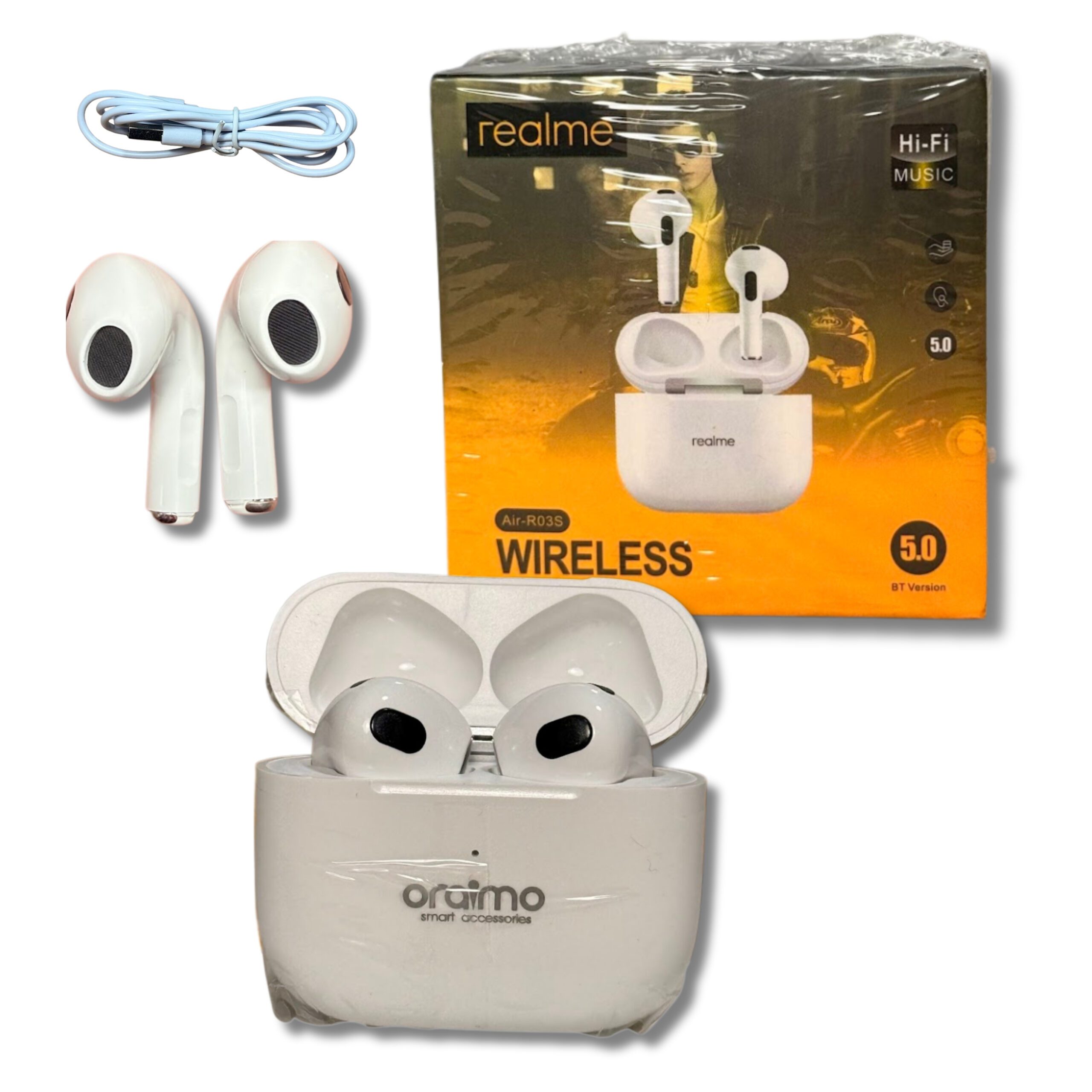 AURICULAR INALAMBRICO CAJA BLANCA AIR-R03S 5612 BENDI