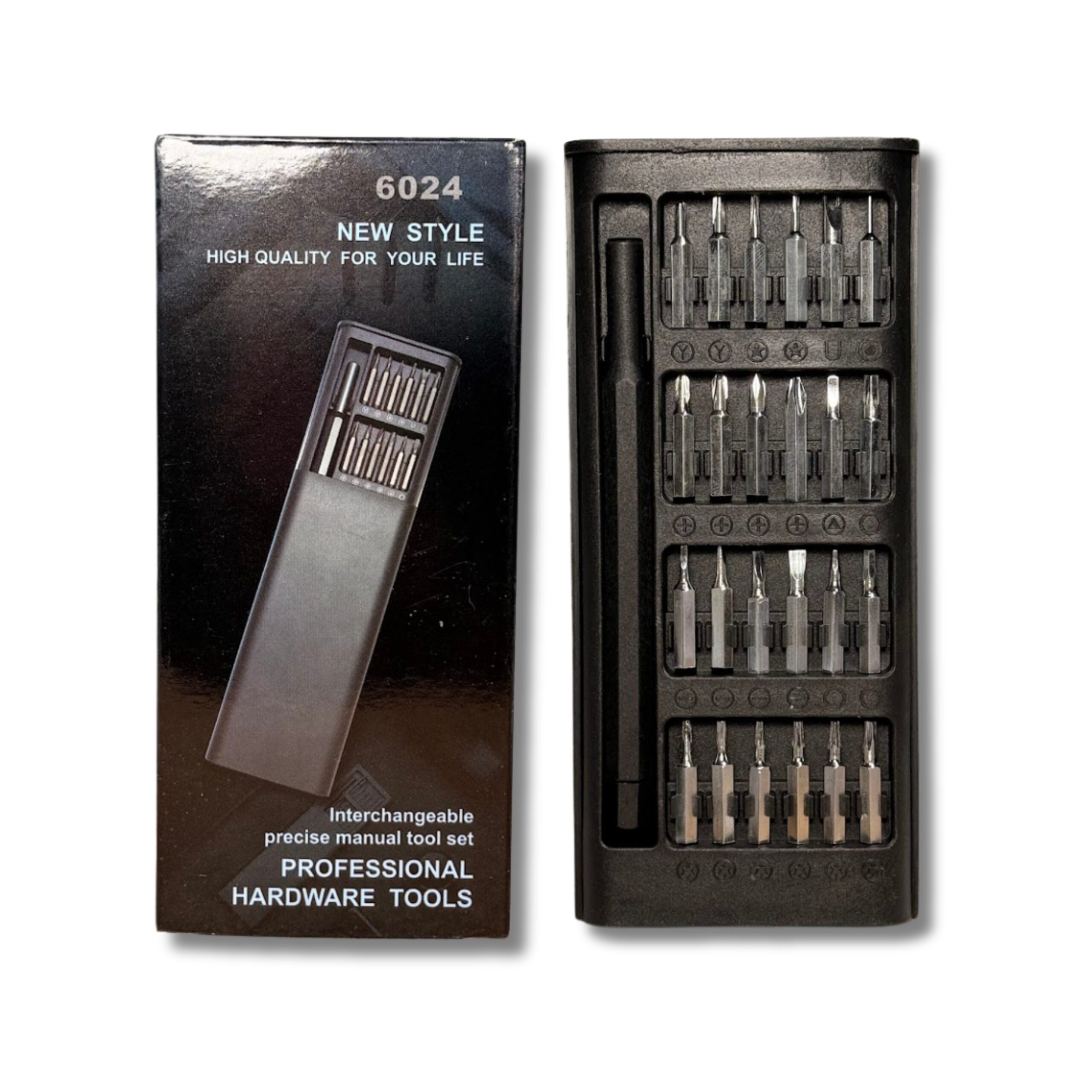 HERR SET DE DESTORNILLADOR X 24 PZAS CON MANGO EN CAJA TM2246 TN59-01