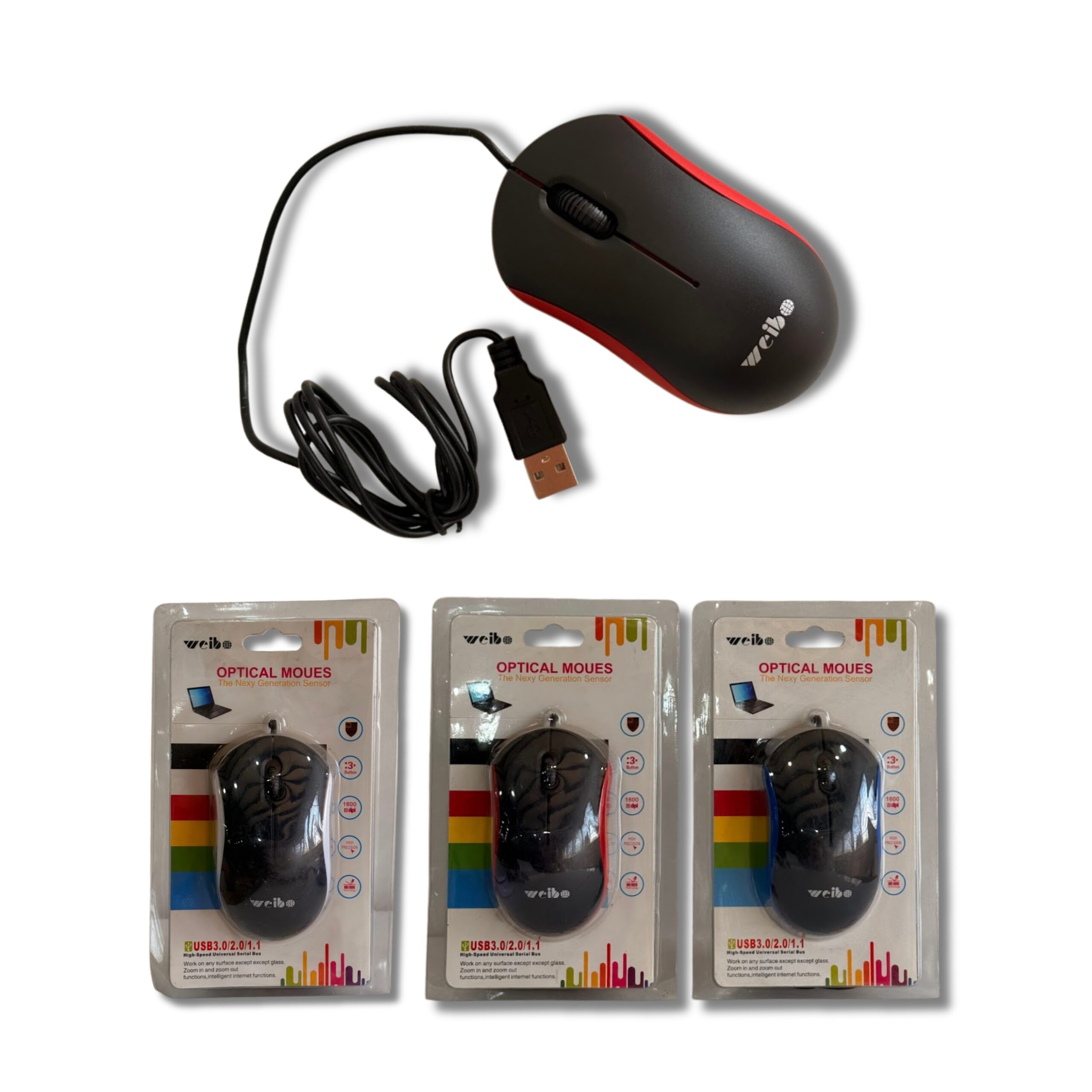 MOUSE CON CABLE WEIBO TF35-08-09