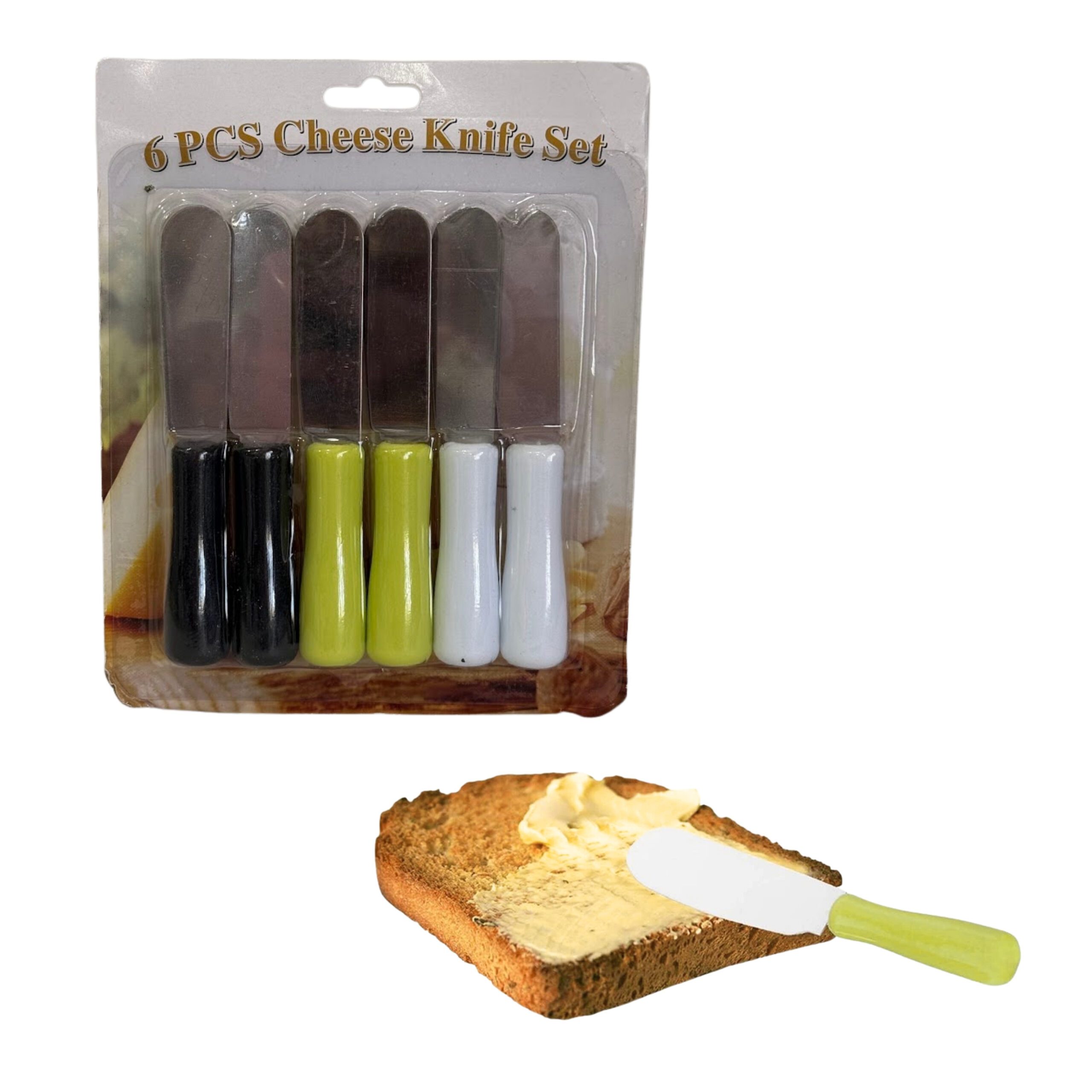 SET DE CUCHILLOS X 6 PARA CREMA GT78-14