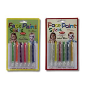 PINTURA PARA CARA TIPO LAPIZ X 6 COLORES FACE PAINT GA16-02 GA16-01