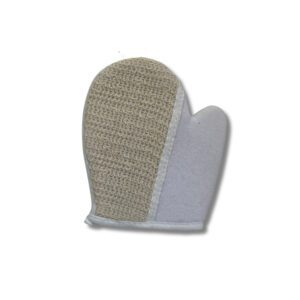 MANOPLA DE BAÑO ESPONJA Y TELA MK140-01