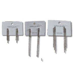 BIJ AROS DE STRASS LARGOS DIFERENTES FORMAS DE FIESTA MM53-01