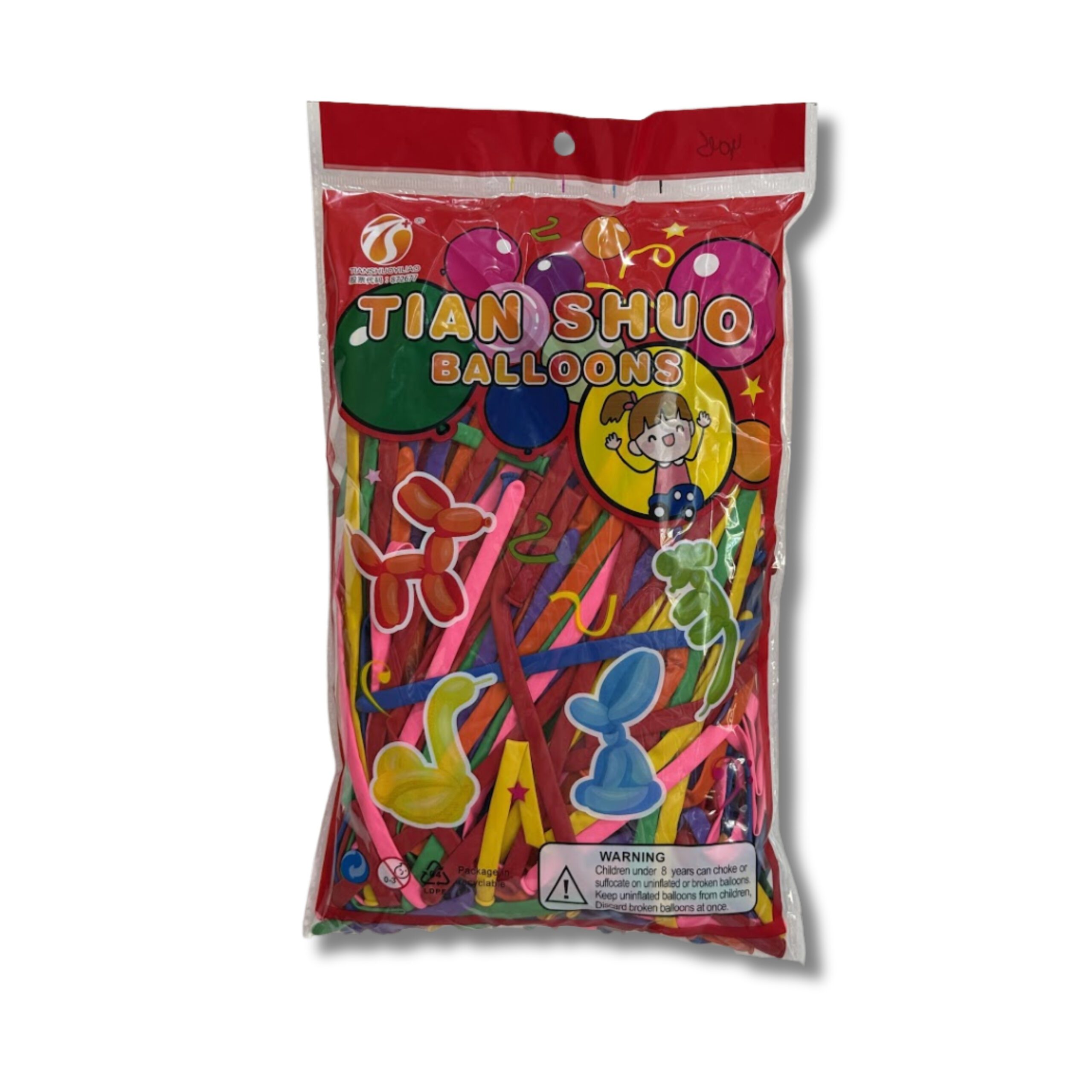 GLOBO PARA GLOBOLOGIA X 200 CON INFLADOR MM89-04