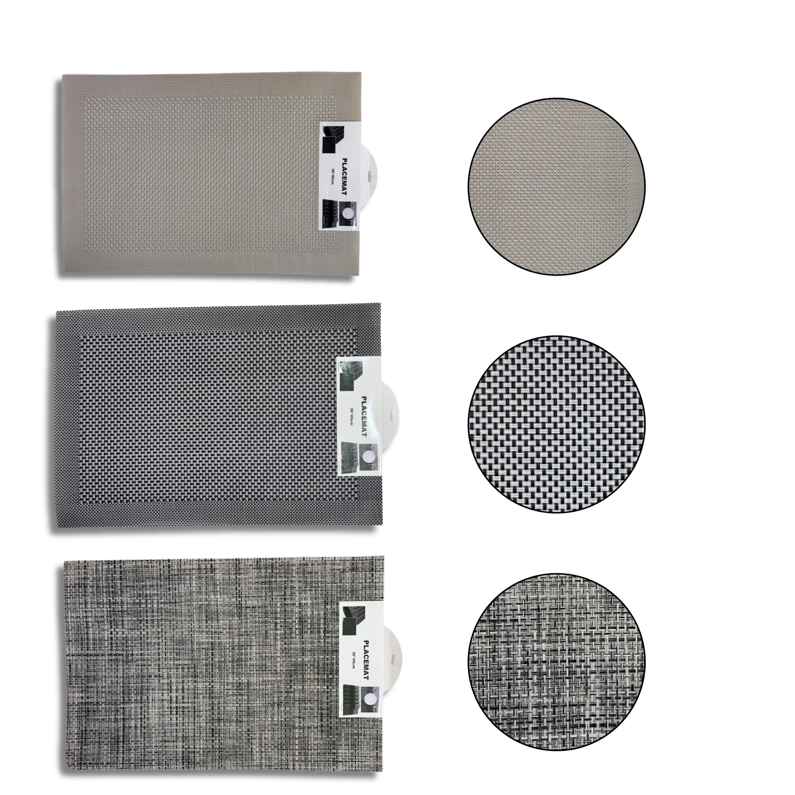 INDIVIDUAL RECTANGULAR TIPO TELA RAYADO  MM150-06