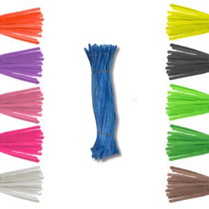 LIMPIA PIPA X 100 DE COLORES CON FELPA MM88-01