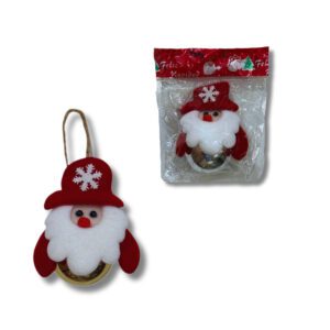 ADORNO NAV PAPA NOEL CON CENCERRO TK31-01 TI43-07