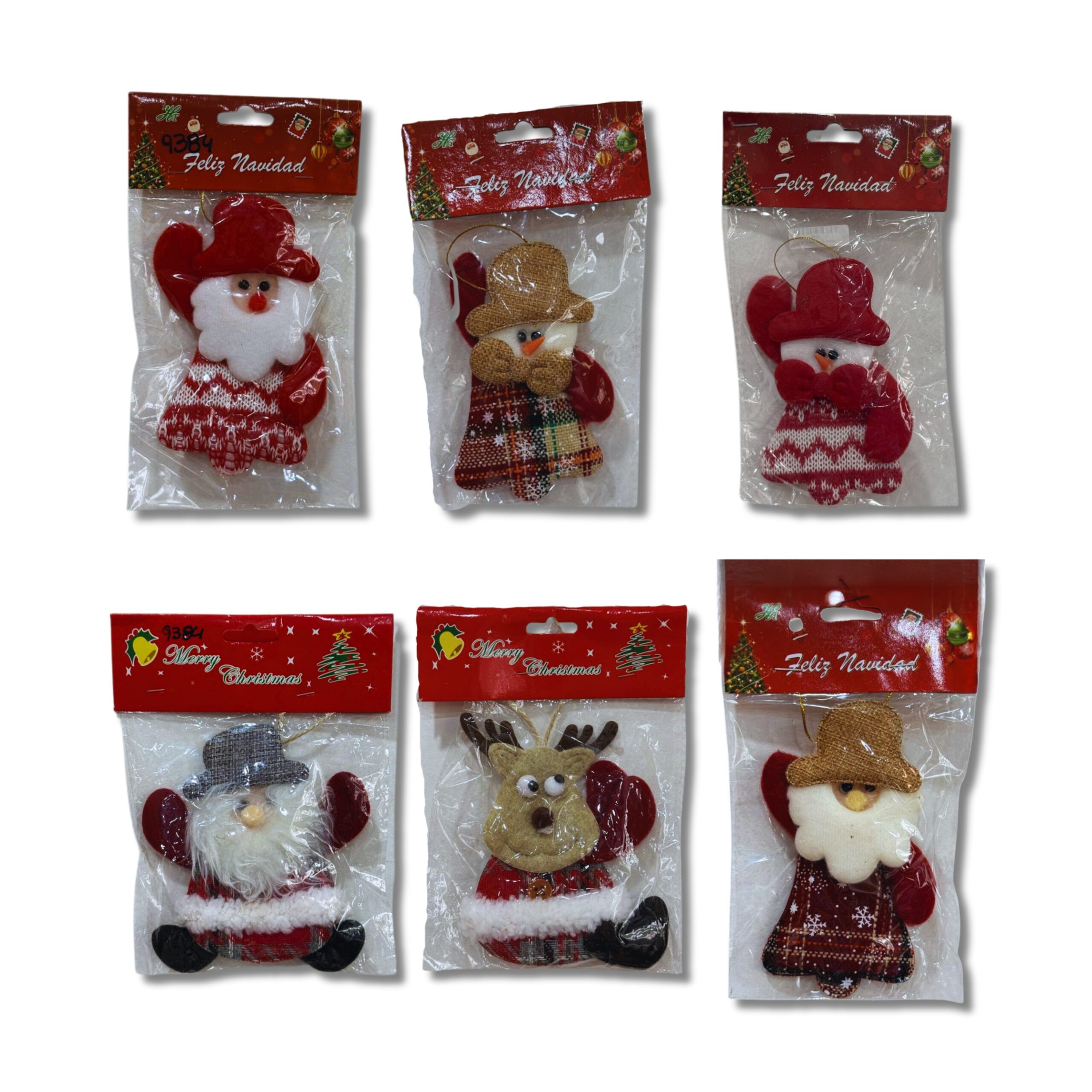 ADORNO NAVIDAD PAPA NOEL DE PA_O TL43-02-03-05