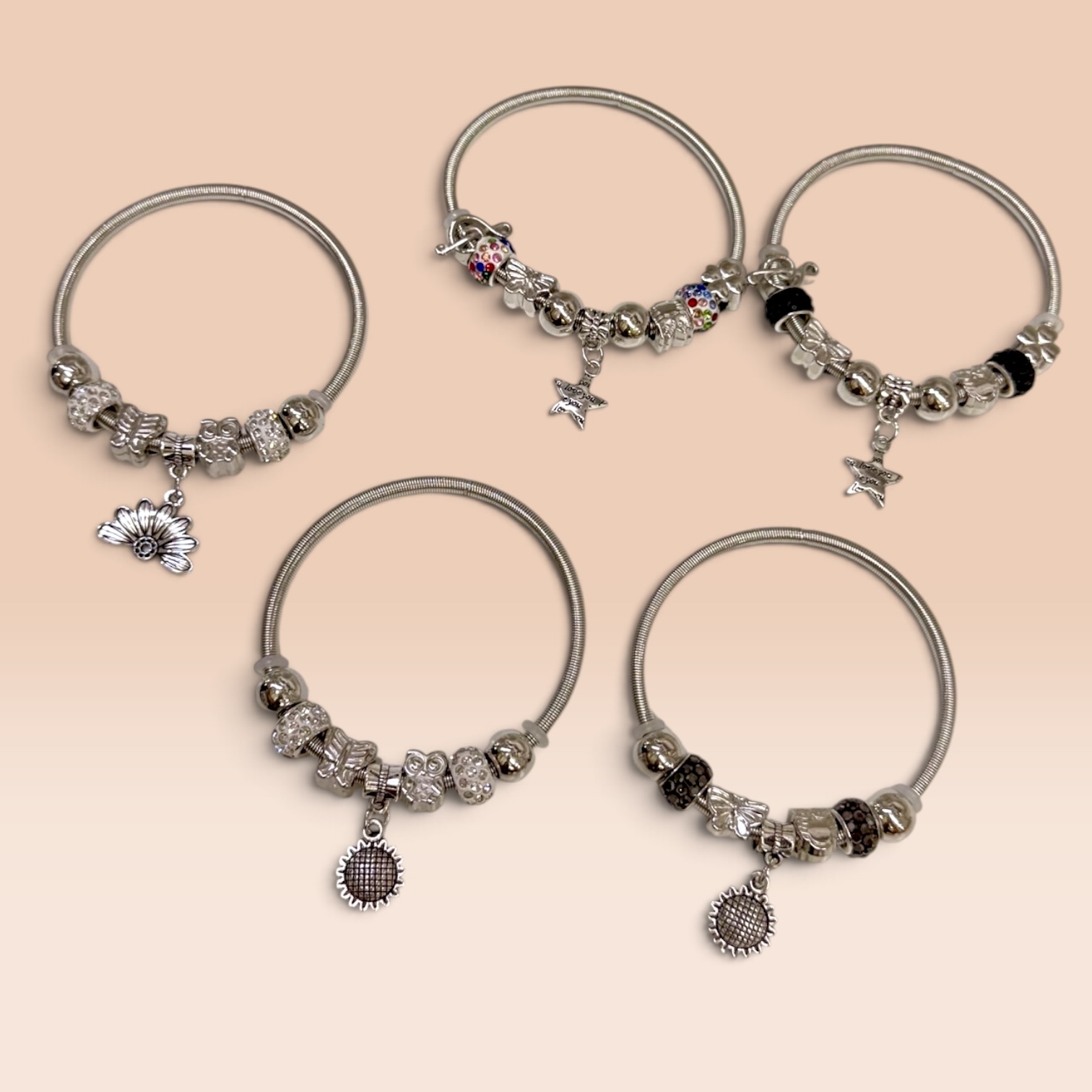 PULSERA PANDORA CON 1 DIJE COLGANTE FANTASIA MM62-01