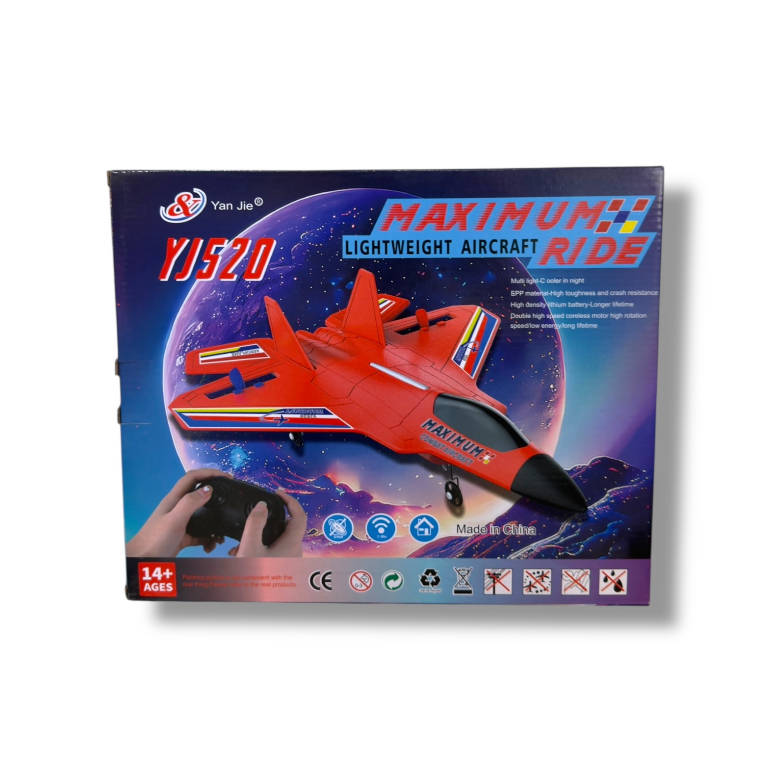 AVION A CONTROL REMOTO CON RUEDAS RECARGABLE  YJ520 MAXIMUN