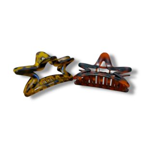 BIJ BROCHE DE PELO FORMA DE ESTRELLA GRANDE 10.5 CM MM16-05