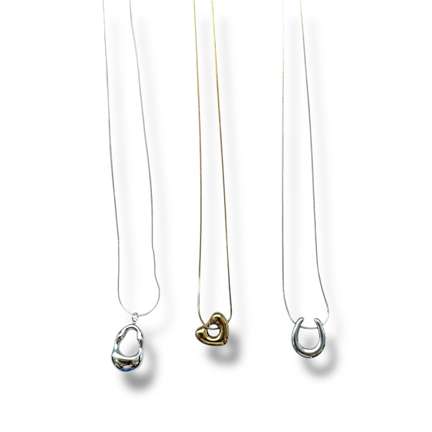 COLLAR DE ACERO INOXIDABLE CON DIJE DIFERENTES CADENAS MM56-02 Y 02A