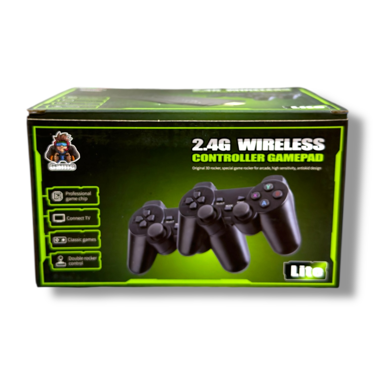 JUEGO CONTROL REMOTO CLASICO , PARA TV DOS MANDOS HDMI 2.4G WIRELESS