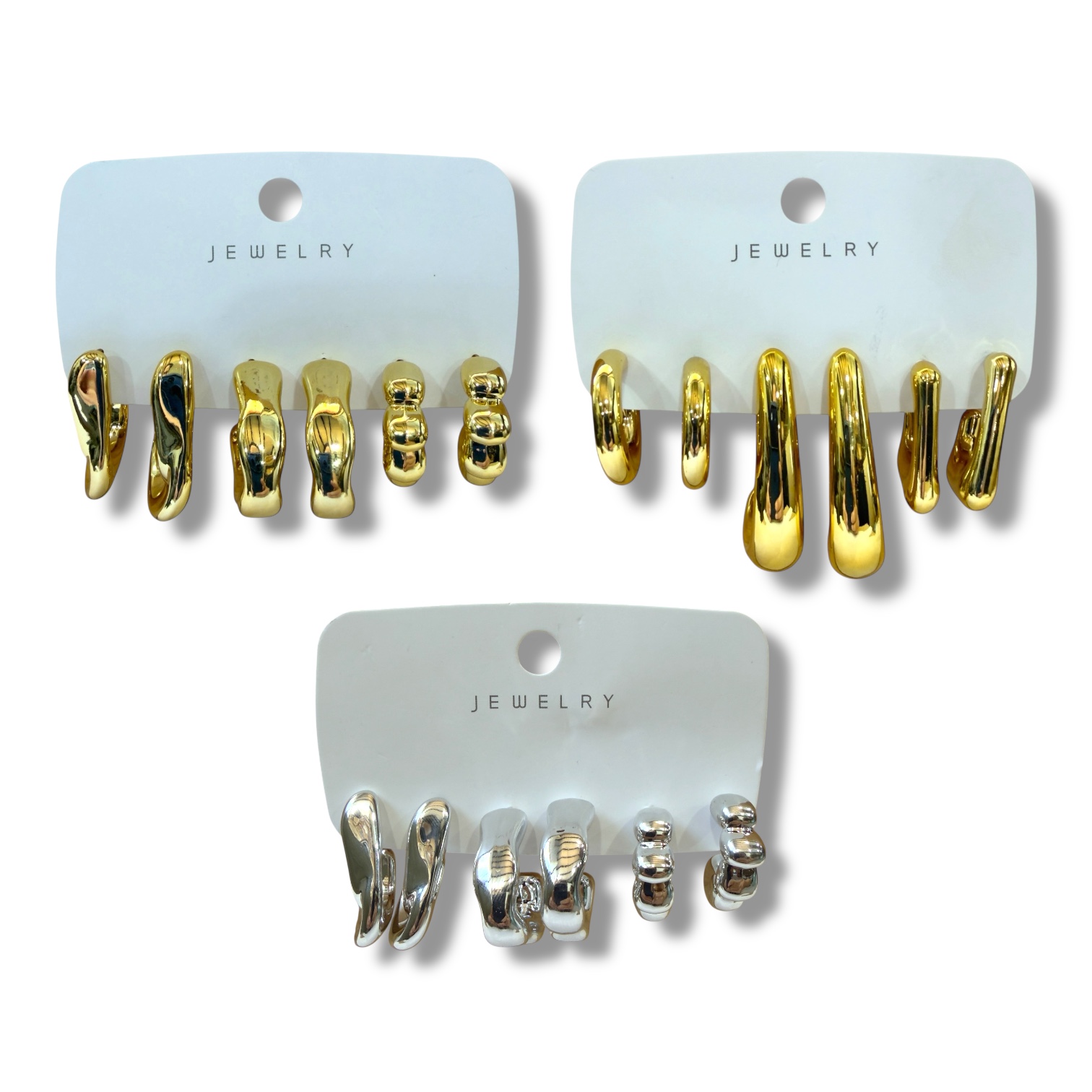 BIJ SET DE AROS X 3 HUECOS DIF MODELOS MM47-01