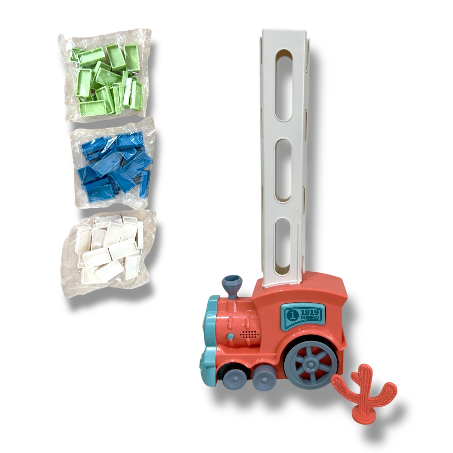 TREN ARMA DOMINO A PILA "DOMINIO TRAIN" YXY955-7A YXY955-7A