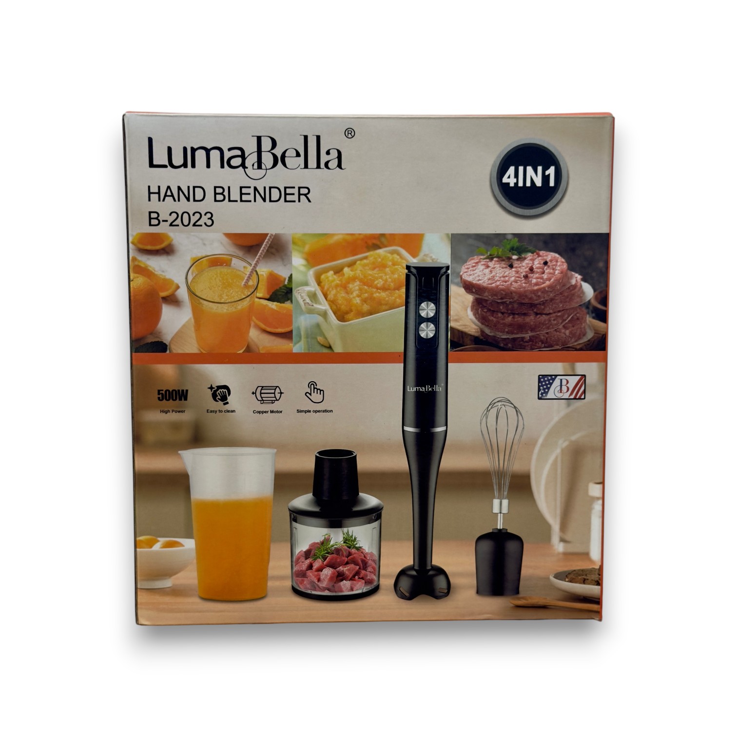 MINI PIMER LUMA BELLA 4 EN 1 B-2023