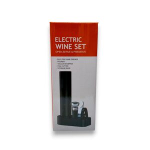 ABRIDOR DE VINO RECARGABLE  CON ACCESORIOS PARA BOTELLA DE VINO KT6010