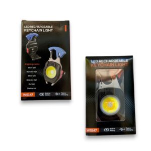 LUZ MULTIFINCIONAL RECARGABLE CON ENCENDOR DESTORNILLADOR, SILBATO,GANCHO, CUCHILLA W5147